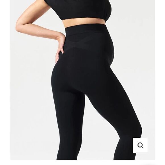 BLANQI MATERNITY SUPPORT LEGGINGS SIZE SMALL - Picture 2 of 8